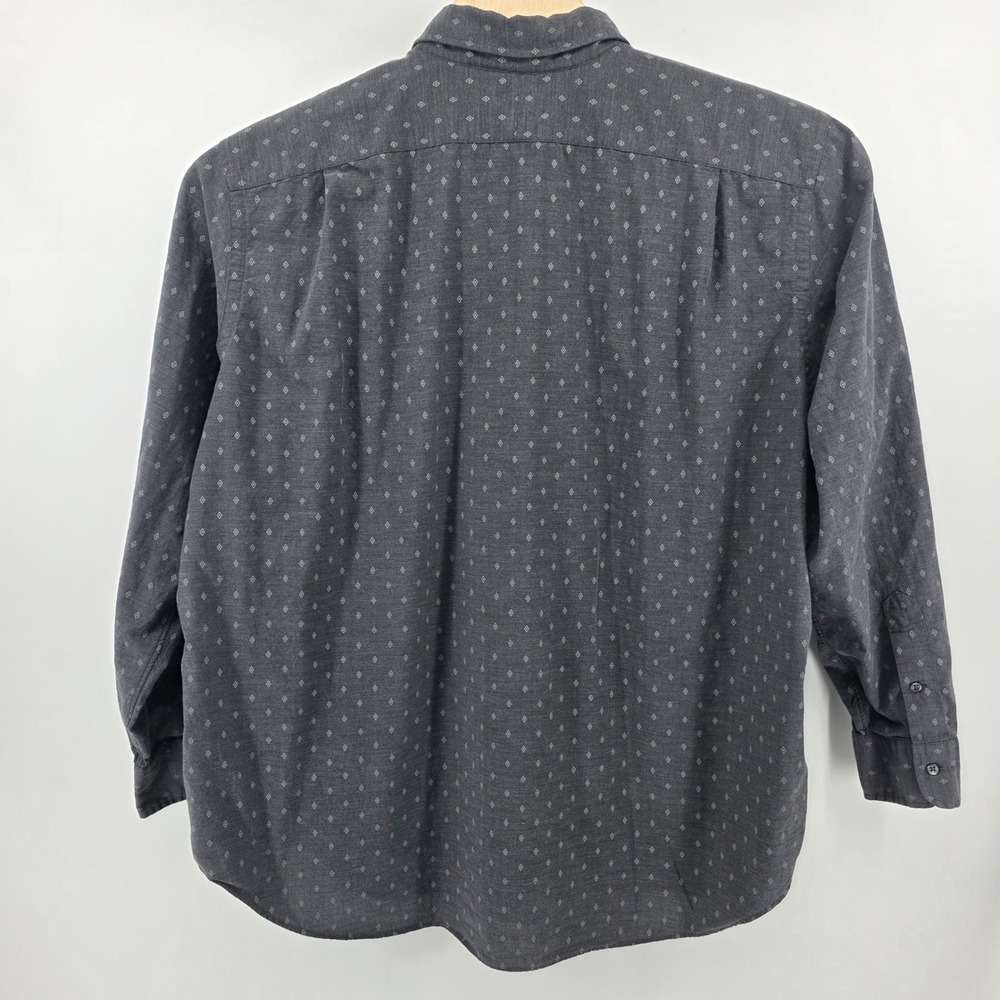 Polo Ralph Lauren Button Down Mens 2XB Heritage Cotton Herringbone Grey Classic - Picture 3 of 8